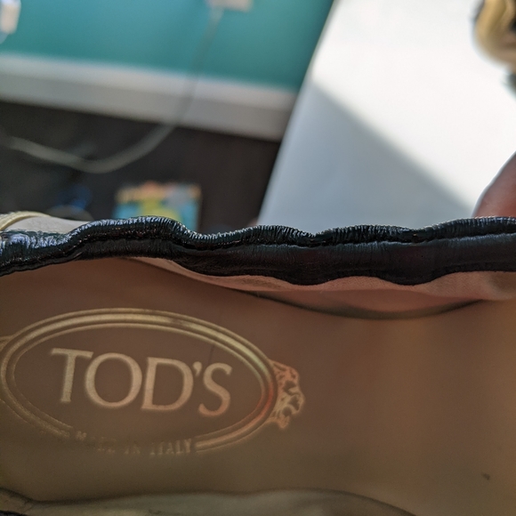 Tod's leather flats size 10(40) in EUC - Picture 6 of 7